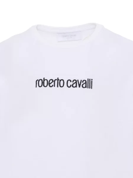 Koszulka dziecięca Roberto Cavalli biała