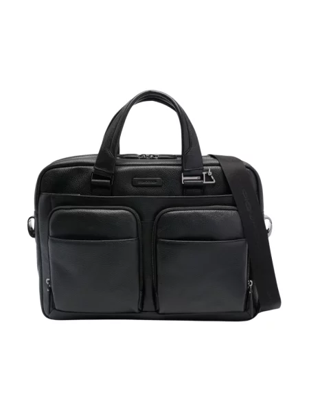Torba Piquadro skórzana czarna