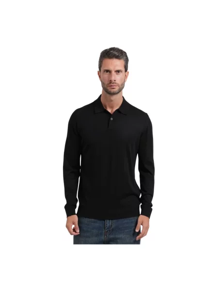 Armani Exchange sweter z dodatkiem wełny czarny