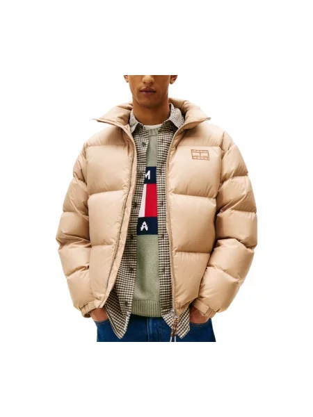 Geacă de blugi Tommy Hilfiger maro