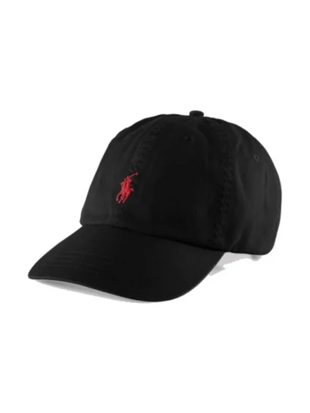 Czapka z daszkiem Polo Ralph Lauren klasyczna czarna