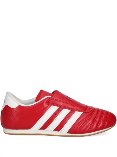 Ριγέ μισό φερμουάρ sneakers Adidas EQT σουέντ μαύρο