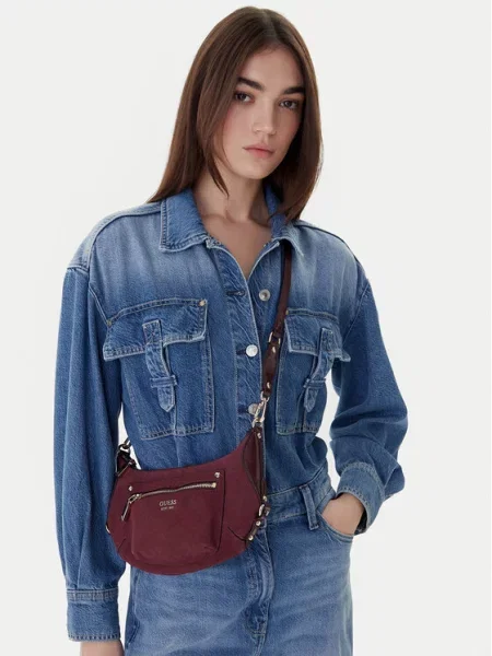 Guess Torbica Marsha Mini tamnocrvena