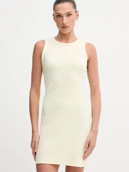 Calvin Klein Jeans sukienka żółta