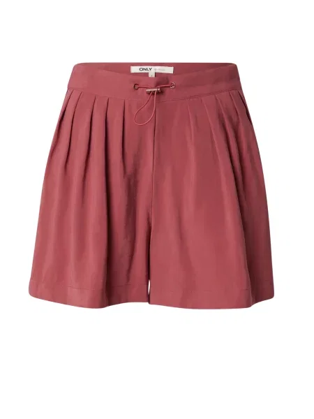 ONLY Pantaloni cutați ONLNICA vin roșu