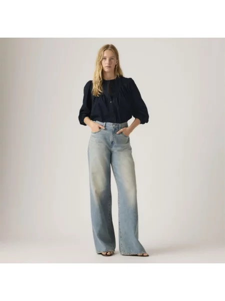 Levi's jeansy straight XL STRAIGHT niebieskie