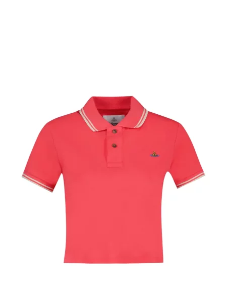 Scurt tricou polo Vivienne Westwood roșu