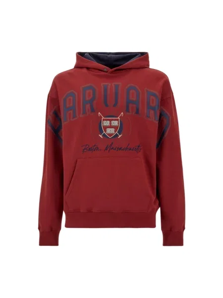 Bluza z kapturem La Martina czerwona