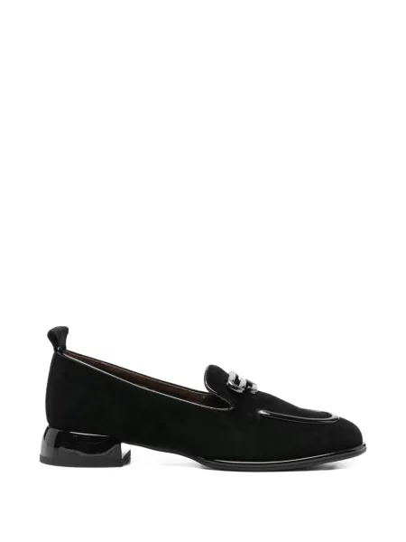 Loafers Linda Baumann s aplikacemi černé