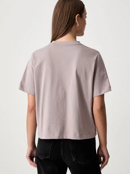 Calvin Klein Jeans T-shirt fioletowa