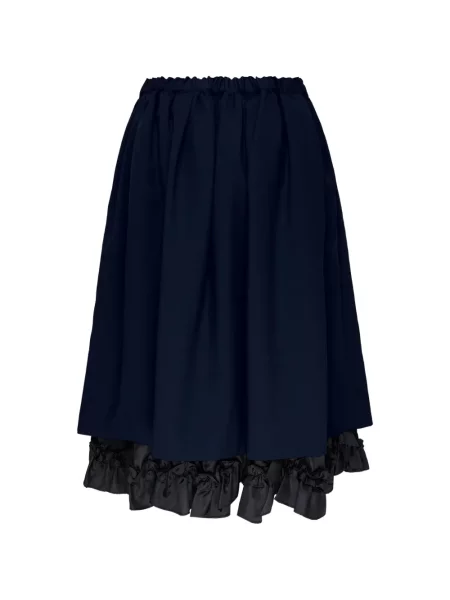 Spódnica midi dziecięca Comme Des Garcons Girl niebieska