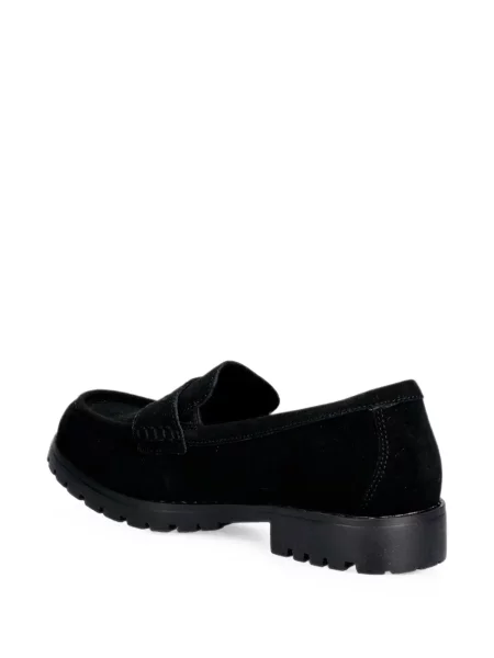 Велурени chunky лоуфъри Skechers черно