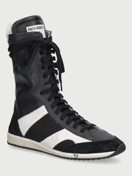 Patrizia Pepe sneakers pentru femei din piele negru