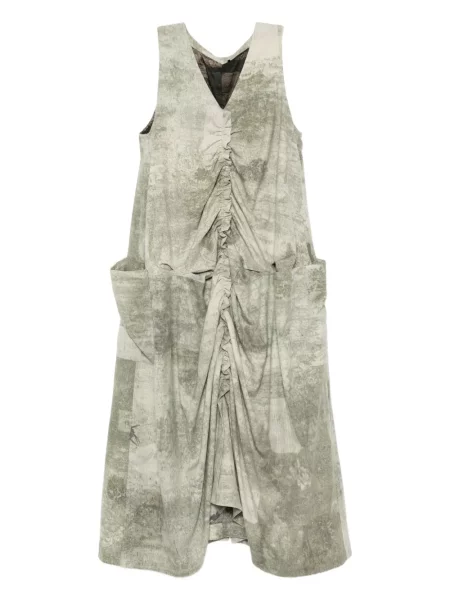 Sukienka Ziggy Chen z nadrukiem garniturowa zielona