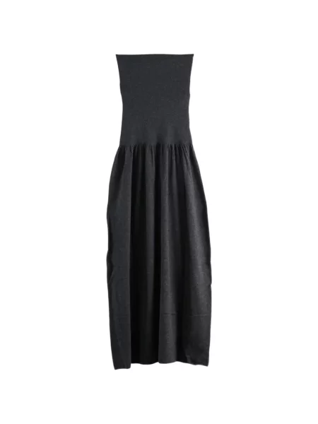 Rochie maxi Amomento fără bretele gri