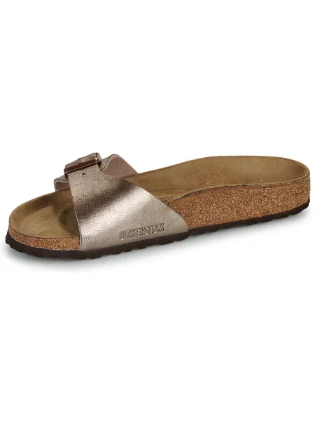 Pantofi Birkenstock din piele auriu