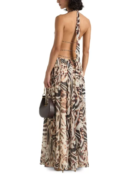 Cu centură rochie maxi Manière De Voir