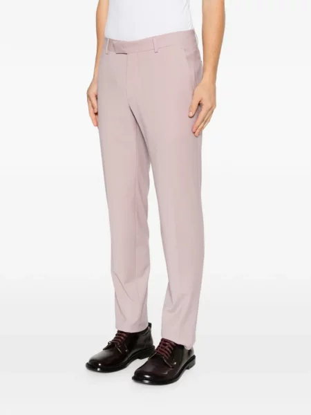Cu centură pantaloni Karl Lagerfeld roz