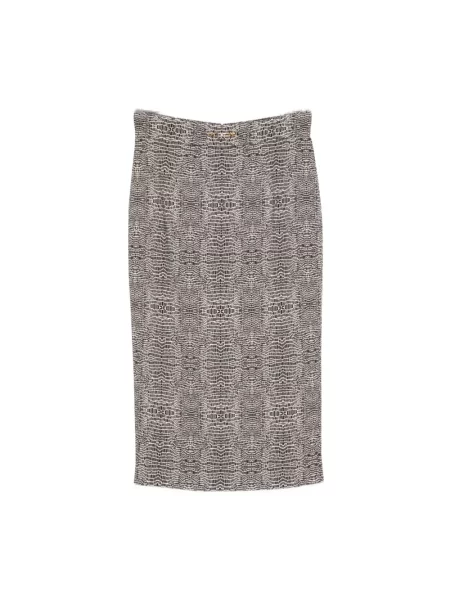 Spódnica Elisabetta Franchi z nadrukiem czarna