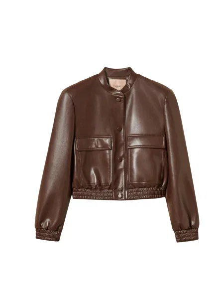 Kurtka bomber Twinset brązowy