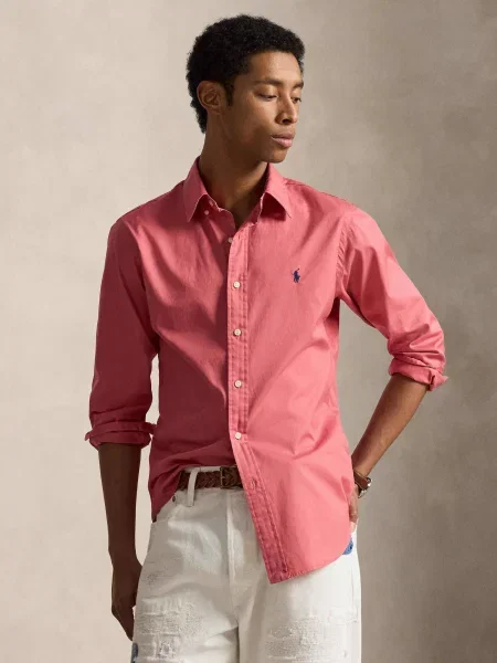 POLO RALPH LAUREN Cămașă | Custom fit roșu