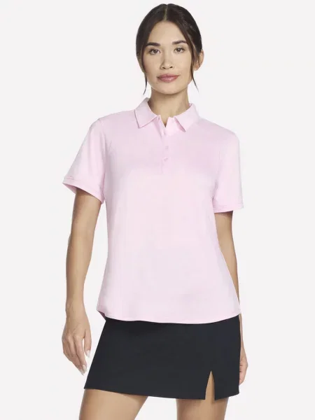 Поло Skechers Go Dri Swift Club поліестер/спандекс рожевий