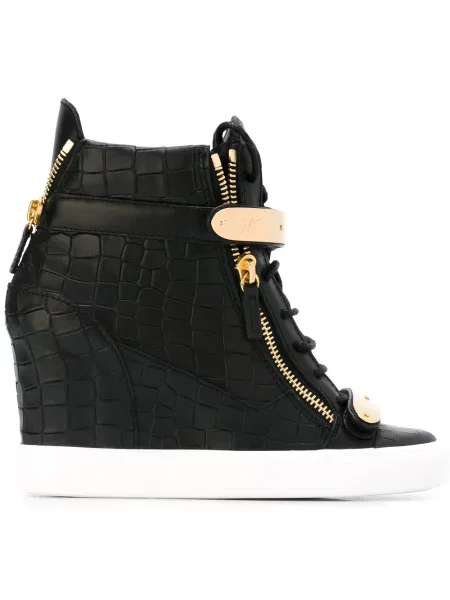 Top Giuseppe Zanotti cu pană negru