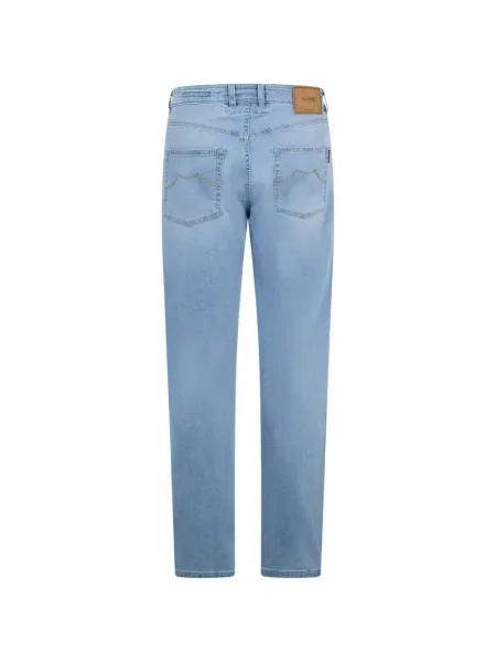 Blugi Moorer cu 5 buzunare albastru