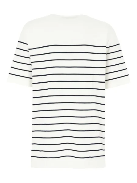 Tricou Seafarer cu dungi scurt alb