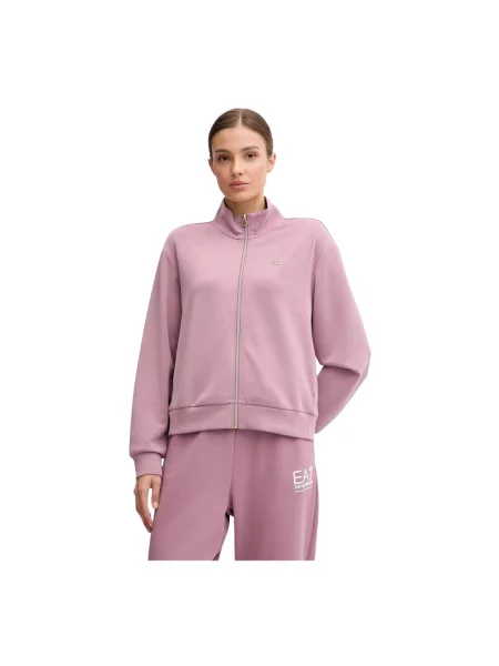 Emporio Armani bluza gładka różowy