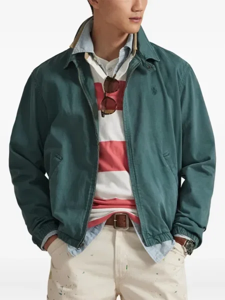 Șapcă Polo Ralph Lauren cu broderie din țesătură twill în carouri albastru