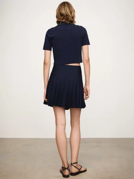MANGO Спідниця міні Темно-синій синя