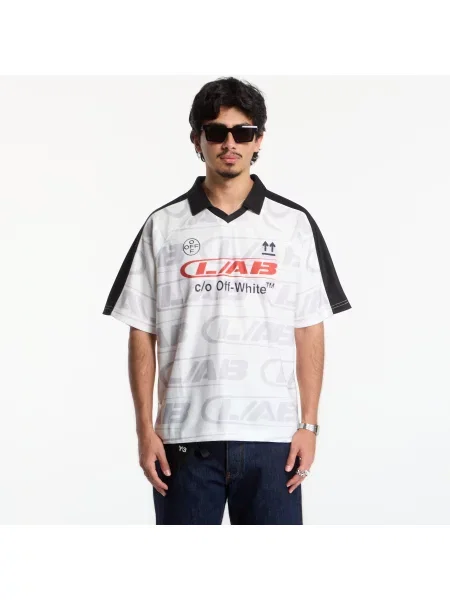 Tricou L/ab C/o Off-white™ din jerseu alb
