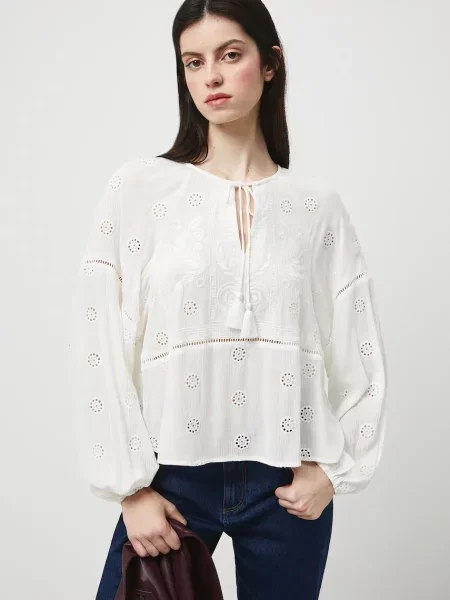 Блуза Medicine дамска с апликация бежово