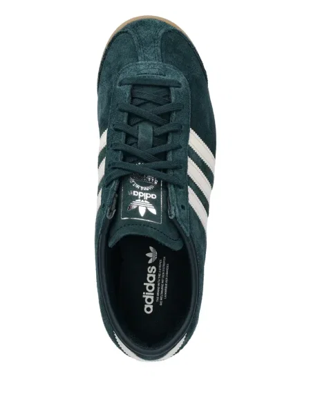 Pantaloni Adidas cu glugă cu dungi alergare negru
