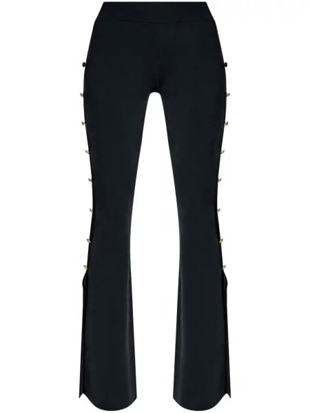 Pantaloni Versace Jeans Couture tricotate negru