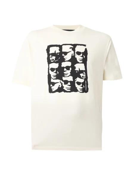 Karl Lagerfeld Tricou șampanie negru