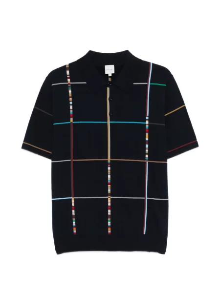 Polo Paul Smith în carouri albastru