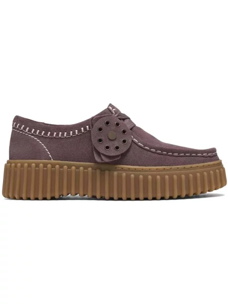 Baleríny Clarks fialová