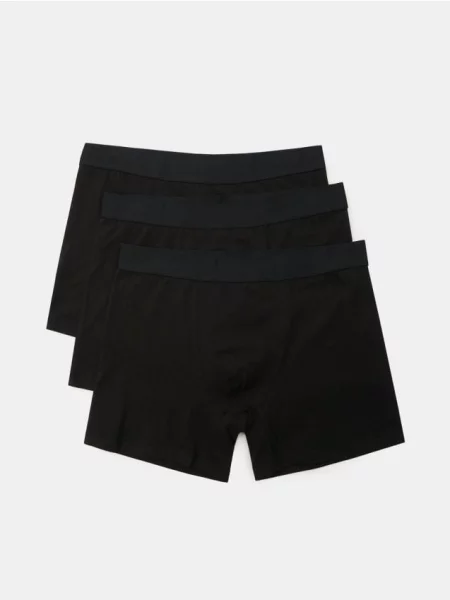 Sinsay Bokserki long 3 pack czarny