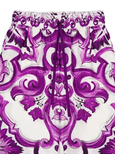 Pantaloni Dolce & Gabbana cu imagine violet