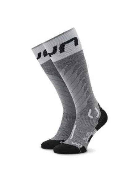 Dámske lyžiarske ponožky Uyn Ski One Merino Socks grey melange/white biela