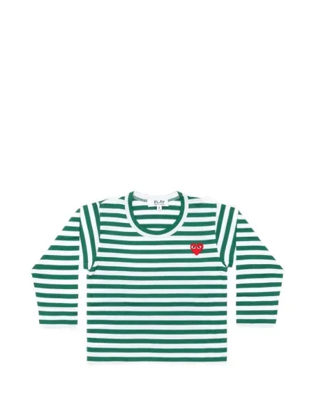 Koszulka dziecięca Comme Des Garcons Play zielona
