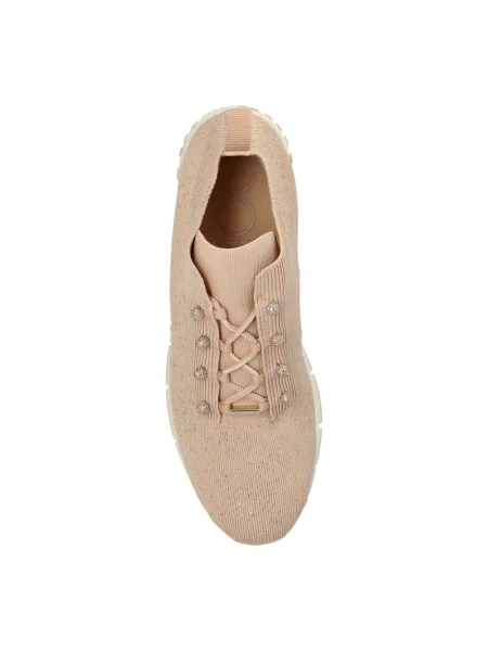 Sneakersy Jimmy Choo beżowe