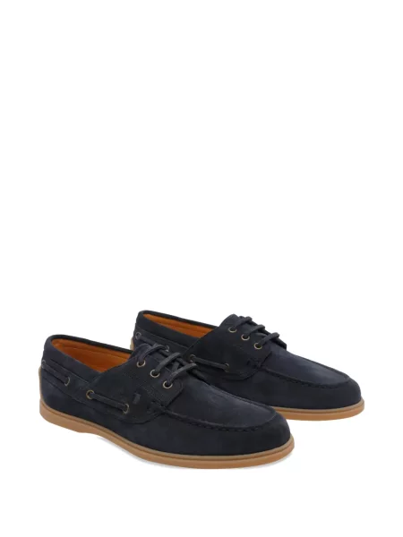 Pantofi loafer Tod's din piele de căprioară albastru