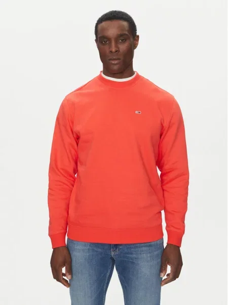 Tommy Jeans Mikina oranžová