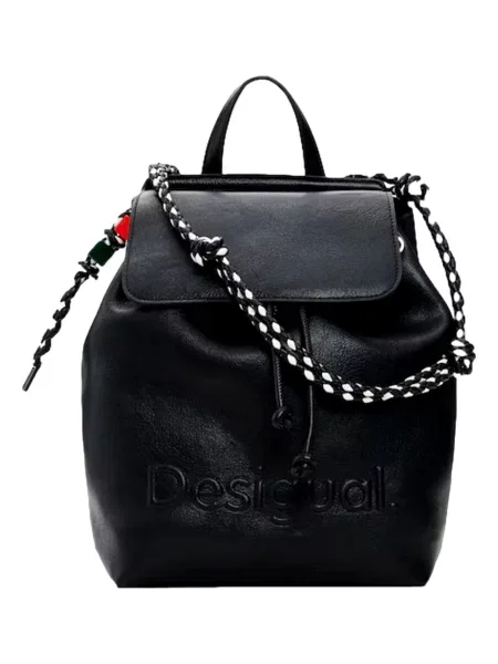 Desigual Batoh Half Logo Luena Mini' čierna