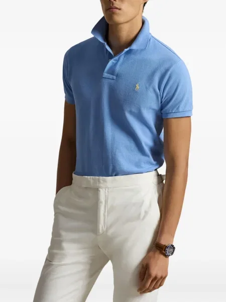 Șapcă Polo Ralph Lauren cu broderie din țesătură twill în carouri albastru