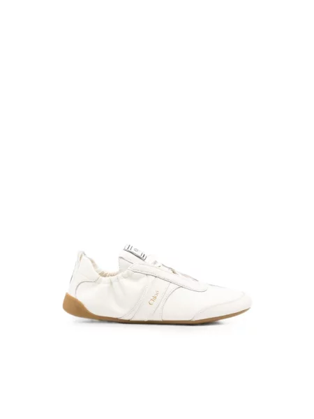 Sneakersy Chloe skórzane beżowe