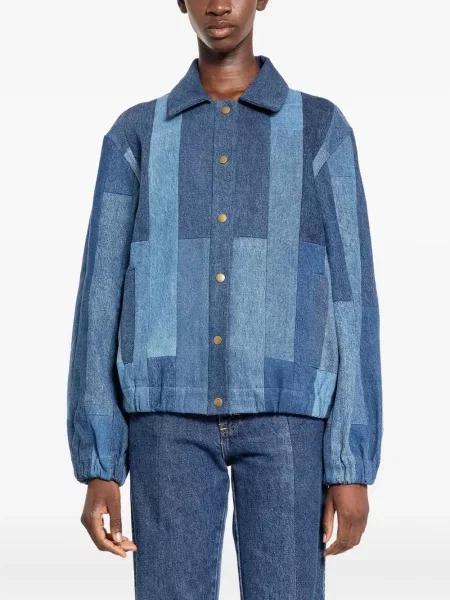 Kurtka jeansowa E.l.v. Denim niebieska